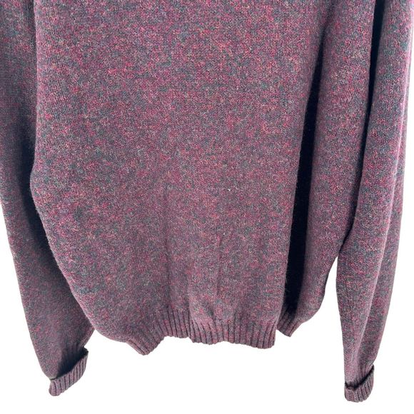 Vintage Lord Jeff Sweater Mens XL Plaid Shetland Wool Made in Ireland Tallfellow - Picture 10 of 13